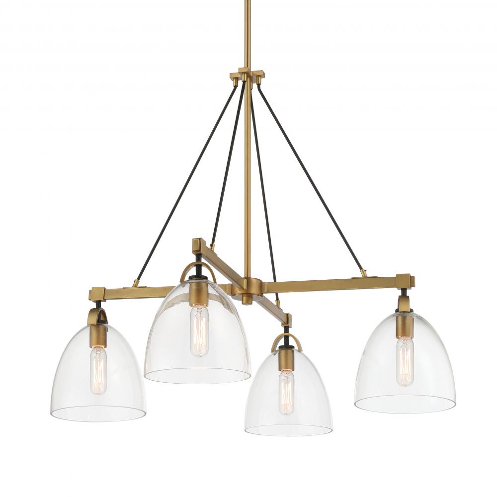 Sommersby 30" 4-Light Chandelier