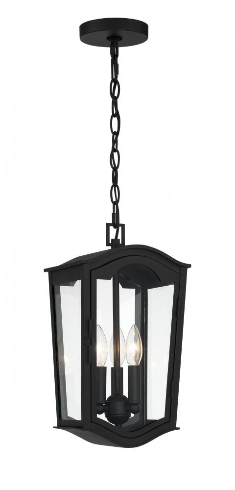 Houghton Hall - 3 Light Outdoor Chain Hung Lantern