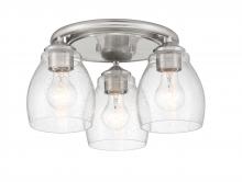 Minka-Lavery 2438-84 - Winsley - 3 Light Flush Mount Fixture in Metal