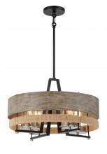 Minka-Lavery 2764-733 - Silver Creek - 4 Light Outdoor Pendant Convertible to Semi Flush