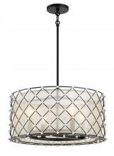 Minka-Lavery 2864-66A - Sheer Elegance - 4 Light Semi Flush/Pendant