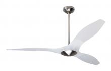 Modern Fan Co. BRI-BNTL-56-NL-RC - IC/Brisa DC Fan- Bright Nickel/Translucent Finish; 56" Translucent Blades; No Light; Remote Cont