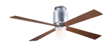 Modern Fan Co. LAP-FM-GV-50-MG-552-002 - Lapa Flush Fan; Galvanized Finish; 50" Mahogany Blades; 17W LED; Fan Speed and Light Control