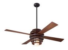 Modern Fan Co. SLA-MG-52-MG-LED-003 - Stella Fan; Mahogany/Dark Bronze Finish; 52" Mahogany Blades; 17W LED; Handheld Remote Control