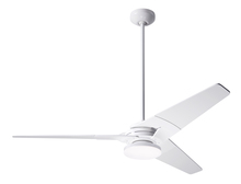 Modern Fan Co. TOR-GW-52-WW-272-002 - Torsion Fan; Gloss White Finish; 52" Whitewash Blades; 20W LED; Fan Speed and Light Control