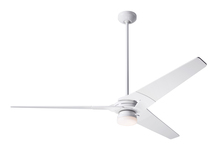 Modern Fan Co. TOR-GW-62-WW-271-002 - Torsion Fan; Gloss White Finish; 62" Whitewash Blades; 17W LED; Fan Speed and Light Control