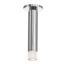 Sonneman 3061.01-FC25 - 2" Tall LED Surface Mount w/Etched Ribbon Glass Trim and 25° Narrow Flood Lens