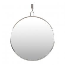 Varaluz 407A01BN - Stopwatch 30-in Round Accent Mirror - Brushed Nickel
