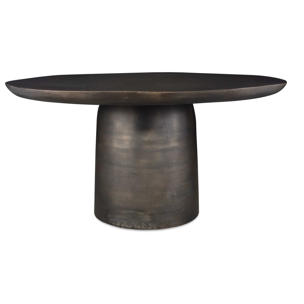 Uttermost Madrone Golden Dark Bronze Outdoor Dining Table