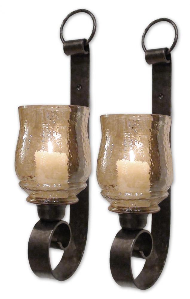 Uttermost Joselyn Candle Sconces, S/2