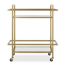 Uttermost 50205 - Uttermost Erena Brass Bar Cart