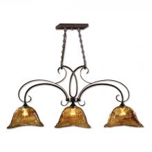 Uttermost 21009 - Uttermost Vetraio 3 Light Bronze Kitchen Island Light