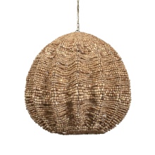 Uttermost 21611 - Uttermost Kauri 5 Light Wooden Bead Pendant
