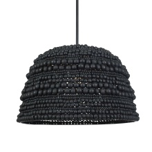 Uttermost 21623 - Uttermost Persephone Black Bead 1 Light Pendant