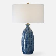 Uttermost 30377-1 - Uttermost Bixby Blue Table Lamp