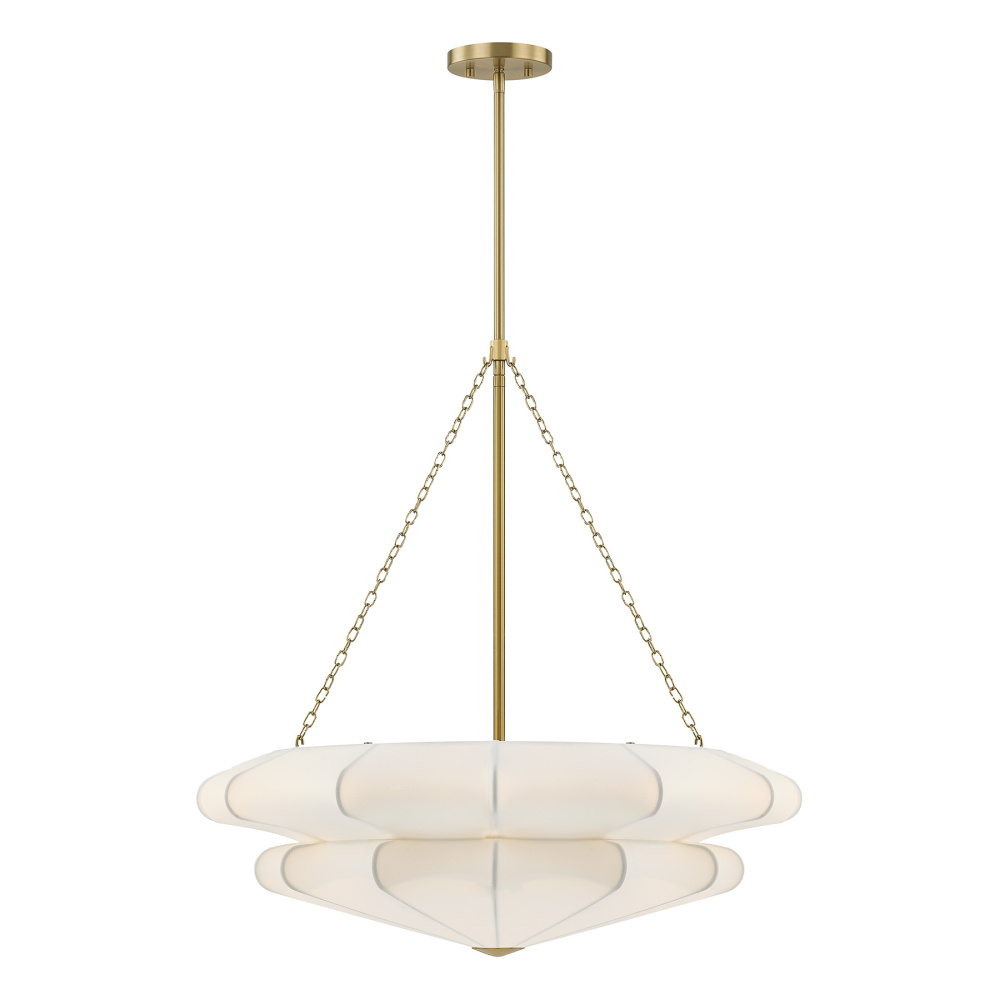 Coppell 3-Light Pendant in Warm Brass