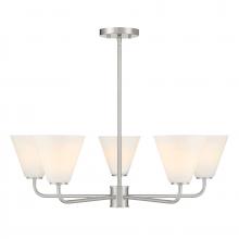 Savoy House 1-4015-5-SN - Blair 5-Light Chandelier in Satin Nickel