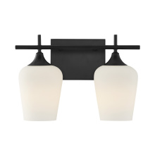 Savoy House 8-6030-2-BK - Octave 2-Light Bathroom Vanity Light in Matte Black