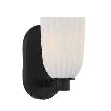 Savoy House 9-1245-1-BK - Baldwin 1-Light Wall Wall Sconce in Matte Black