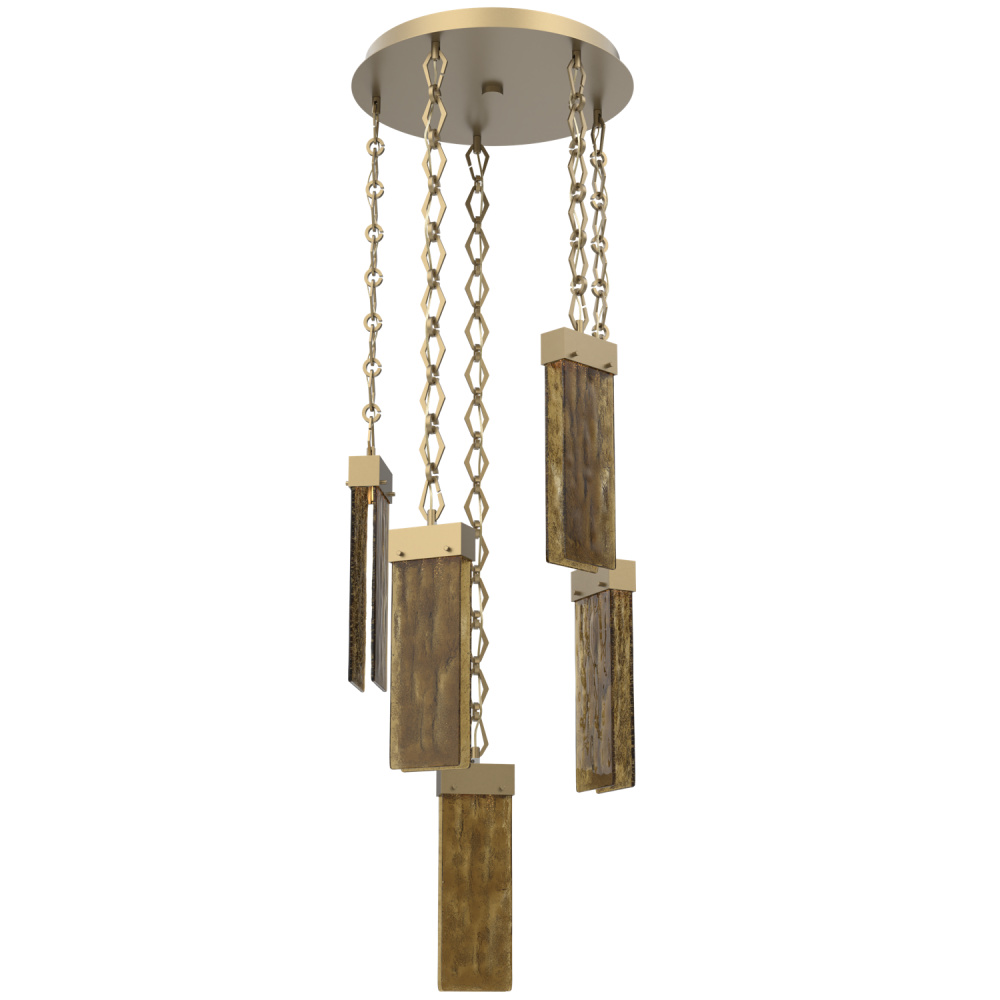 Parallel Round Chain 5pc Multi-Pendant