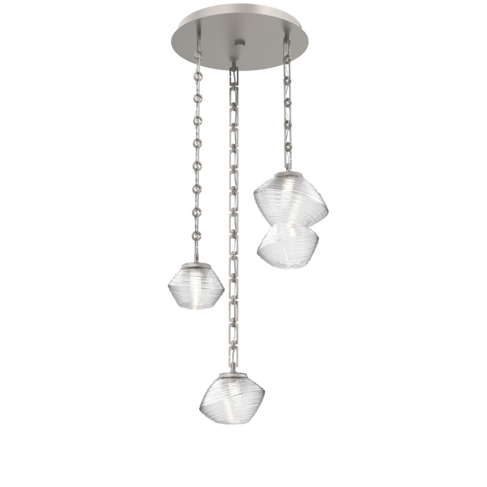 Mesa Round 3pc Multi-Pendant with Chain