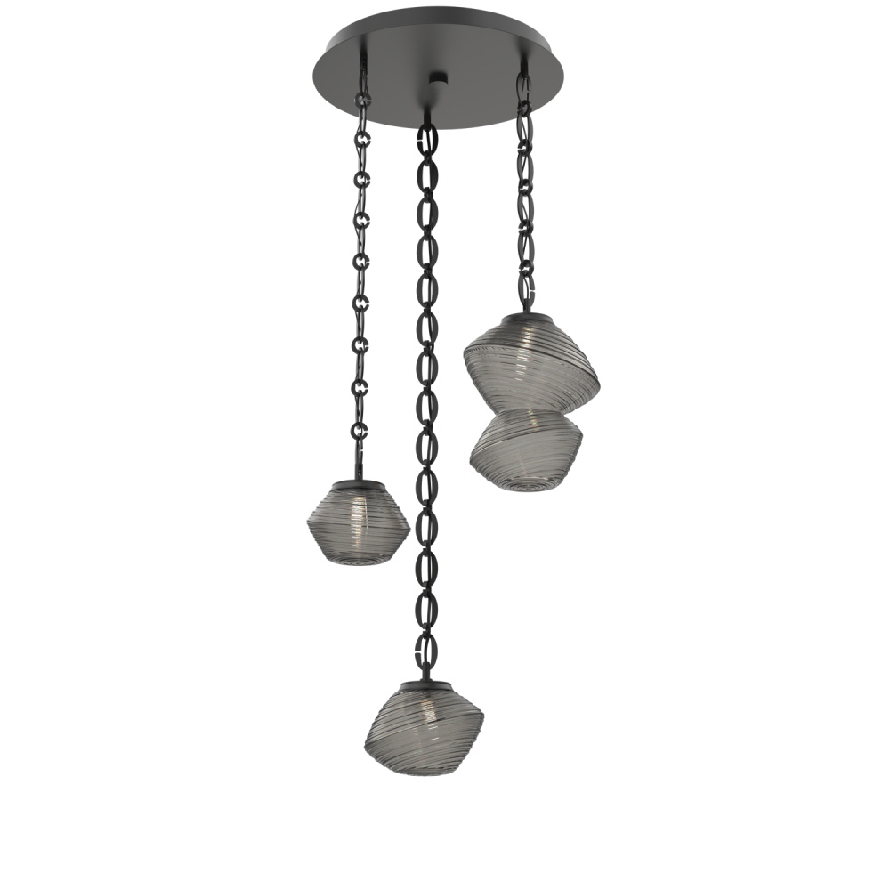Mesa Round 3pc Multi-Pendant with Chain