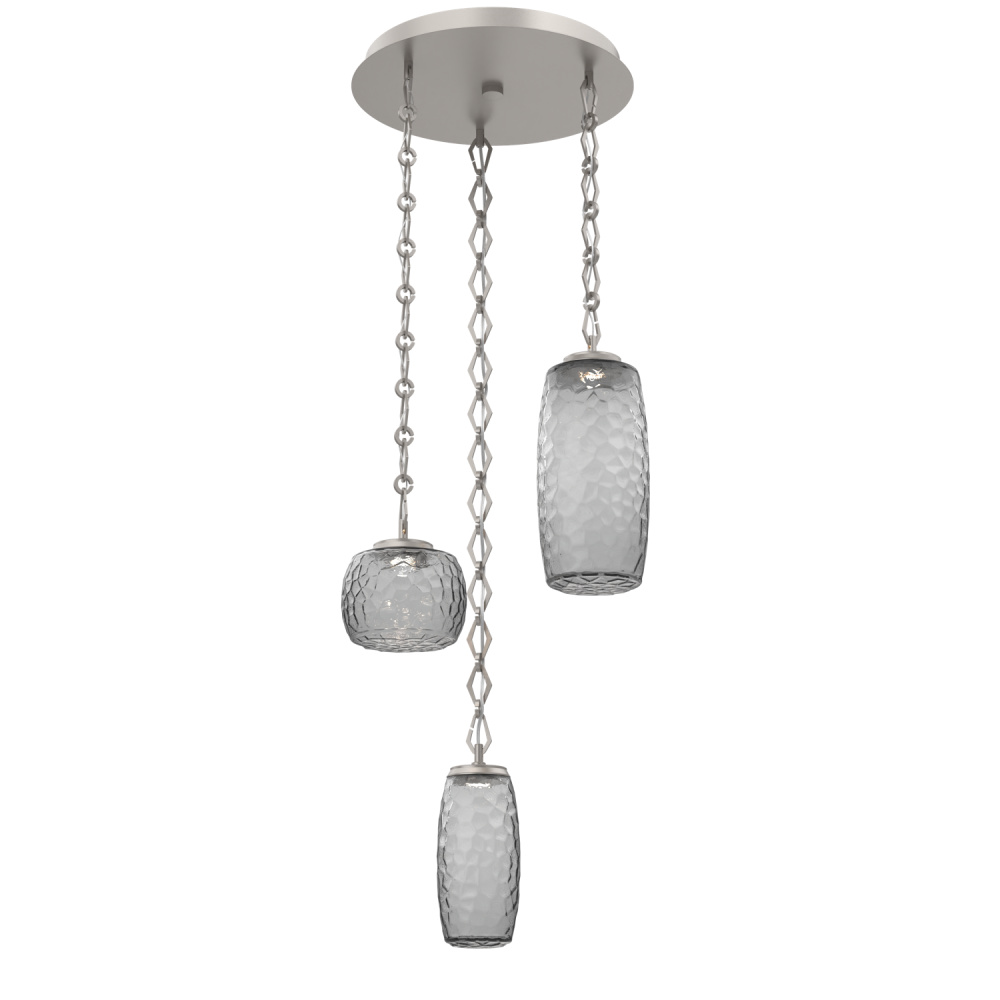 Vessel Round 3pc Multi-Pendant with Chain