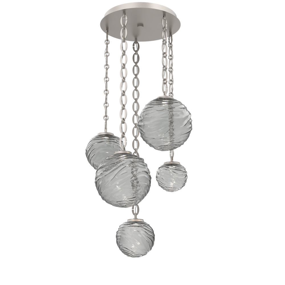 Gaia Round 5pc Multi-Pendant with Chain