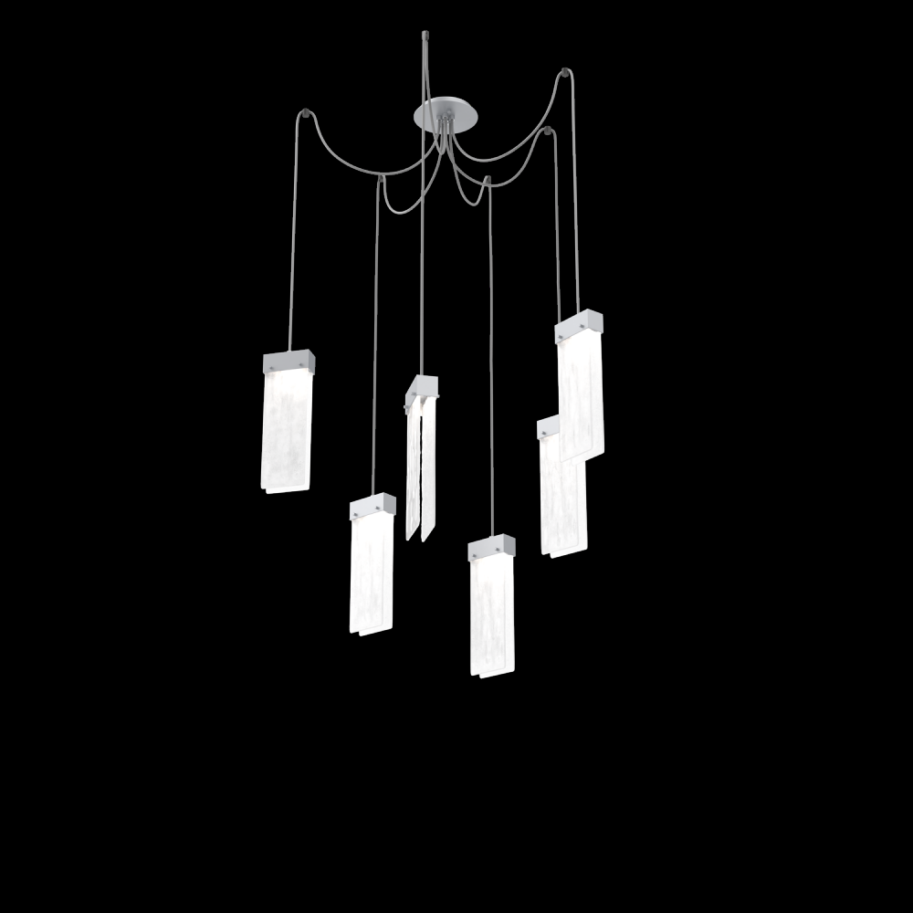 Parallel Round 6pc Swag Multi-Pendant