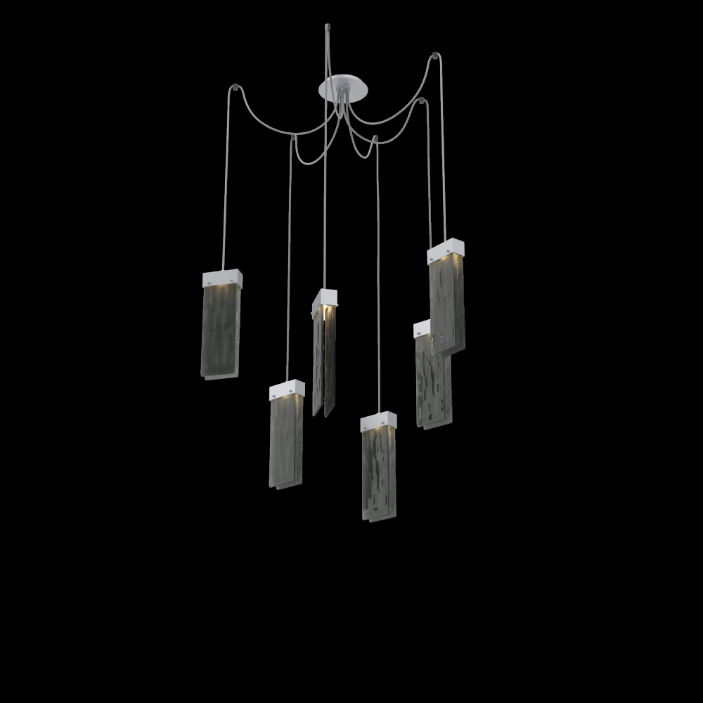 Parallel Round 6pc Swag Multi-Pendant