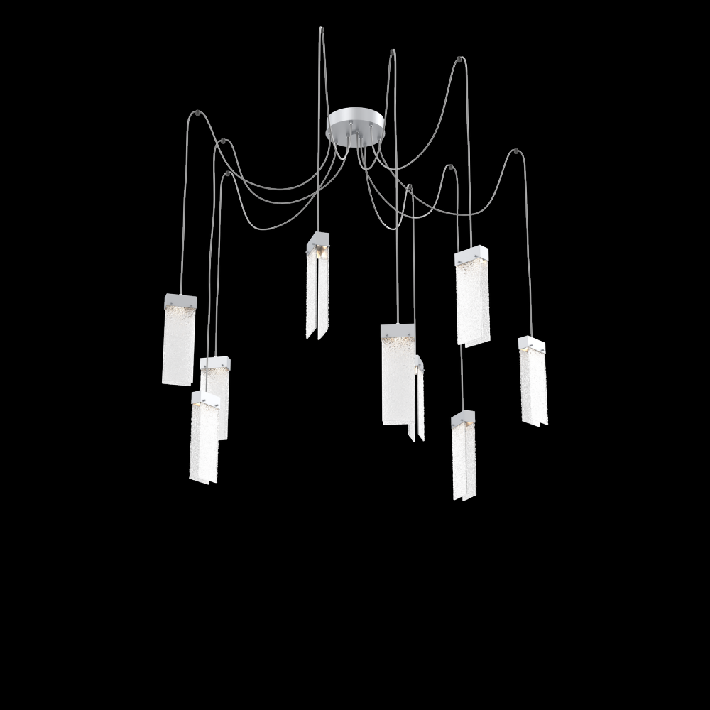 Parallel Round 9pc Swag Multi-Pendant