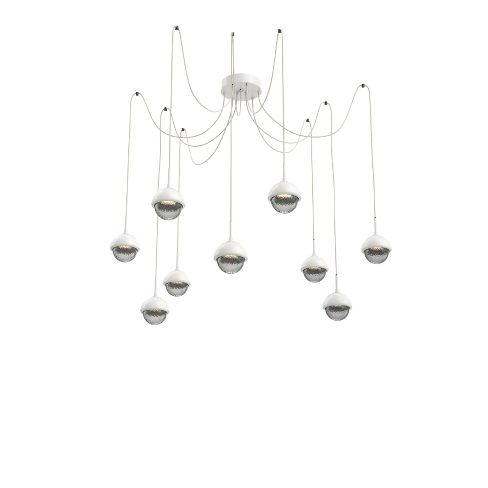 Cabochon Round 9pc Swag Multi-Pendant