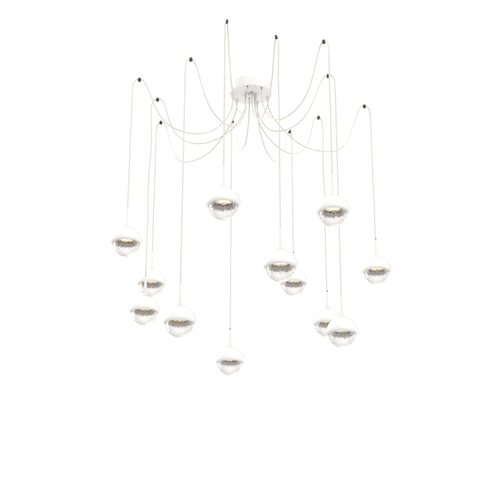 Cabochon Round 12pc Swag Multi-Pendant