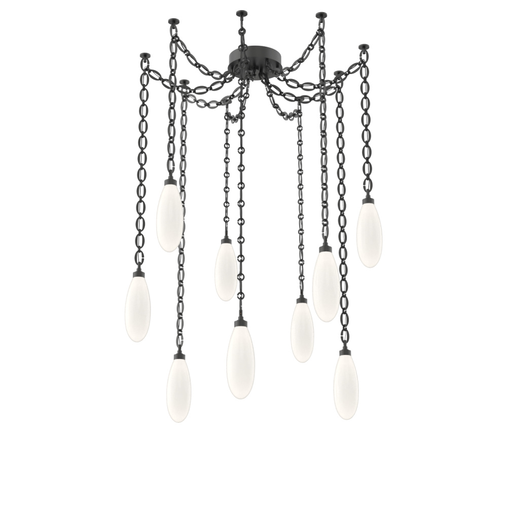 Fiori Multi Light Pendant Matte Black