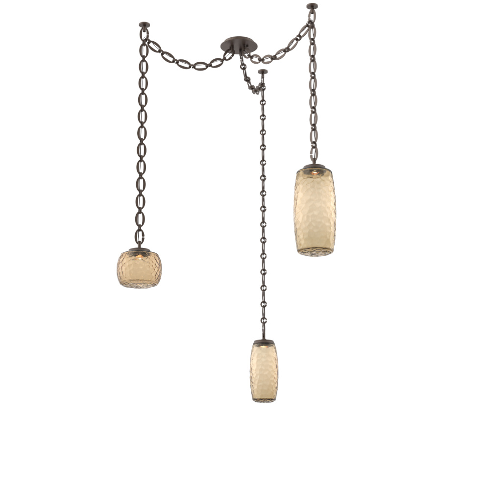 Vessel Multi Light Pendant Flat Bronze