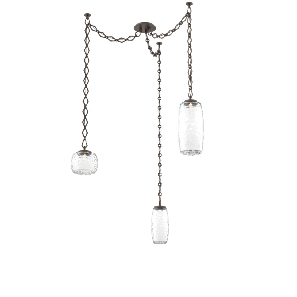 Vessel Multi Light Pendant Flat Bronze