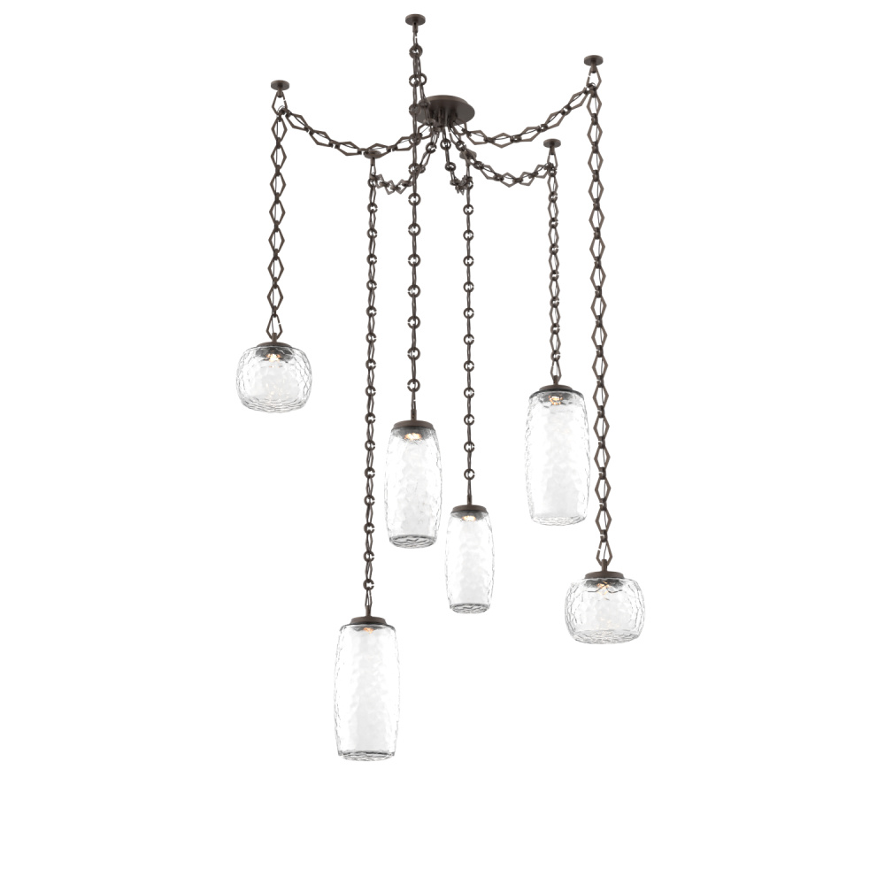 Vessel Multi Light Pendant Flat Bronze