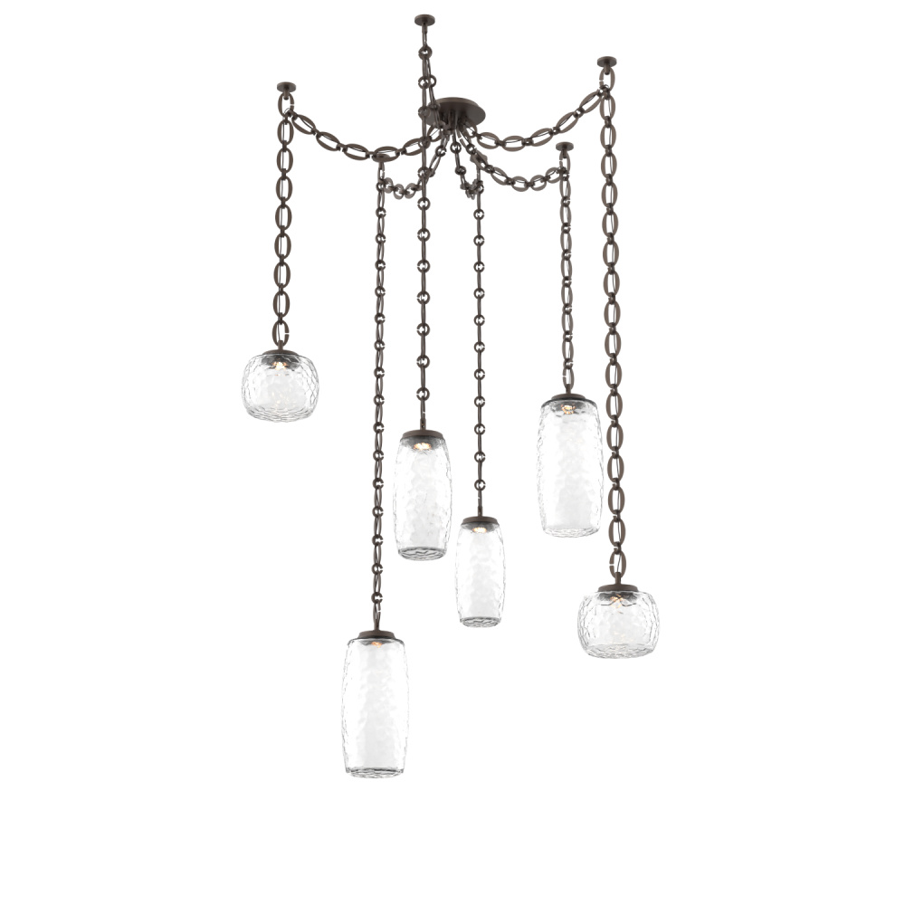 Vessel Multi Light Pendant Flat Bronze