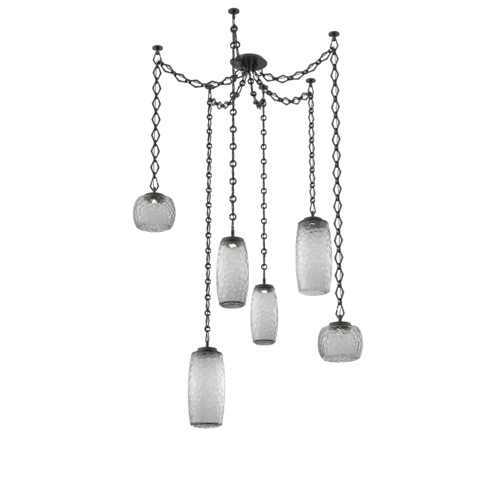 Vessel Multi Light Pendant Matte Black
