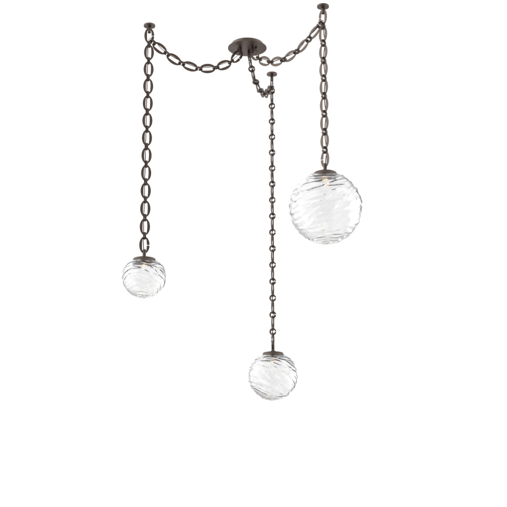 Gaia Multi Light Pendant Flat Bronze