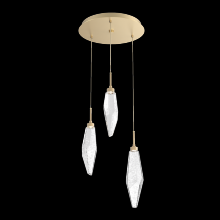 Hammerton CHB0050-03-GB-CC-C01-L3 - Rock Crystal Round 3pc Multi-Pendant