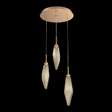 Hammerton CHB0050-03-NB-CB-C01-L3 - Rock Crystal Round 3pc Multi-Pendant