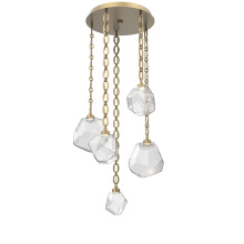 Hammerton CNB0039-05-GB-C-CH2-L1 - Gem Round 5pc Multi-Pendant with Chain