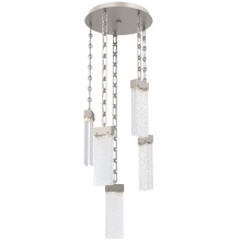 Hammerton CNB0042-05-BS-CR-CH3-L3 - Parallel Round 5pc Multi-Pendant with Chain
