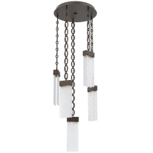 Hammerton CNB0042-05-FB-CR-CH2-L1 - Parallel Round Chain 5pc Multi-Pendant