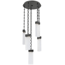 Hammerton CNB0042-05-MB-CR-CH1-L3 - Parallel Round 5pc Multi-Pendant with Chain