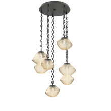 Hammerton CNB0089-05-MB-A-CH1-L3 - Mesa Round 5pc Multi-Pendant with Chain
