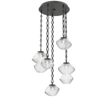Hammerton CNB0089-05-MB-C-CH1-L1 - Mesa Round 5pc Multi-Pendant with Chain