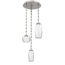 Hammerton CNB0091-03-BS-C-CH3-L3 - Vessel Round 3pc Multi-Pendant with Chain