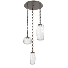 Hammerton CNB0091-03-FB-C-CH1-L1 - Vessel Round 3pc Multi-Pendant with Chain